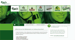 Desktop Screenshot of carlsbergdatenbank.de
